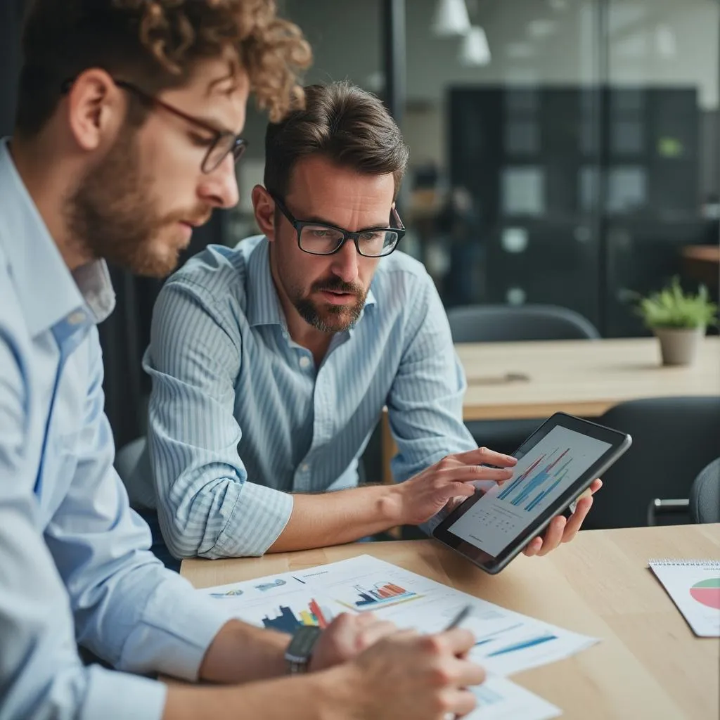 Session de consultation stratégique avec un client