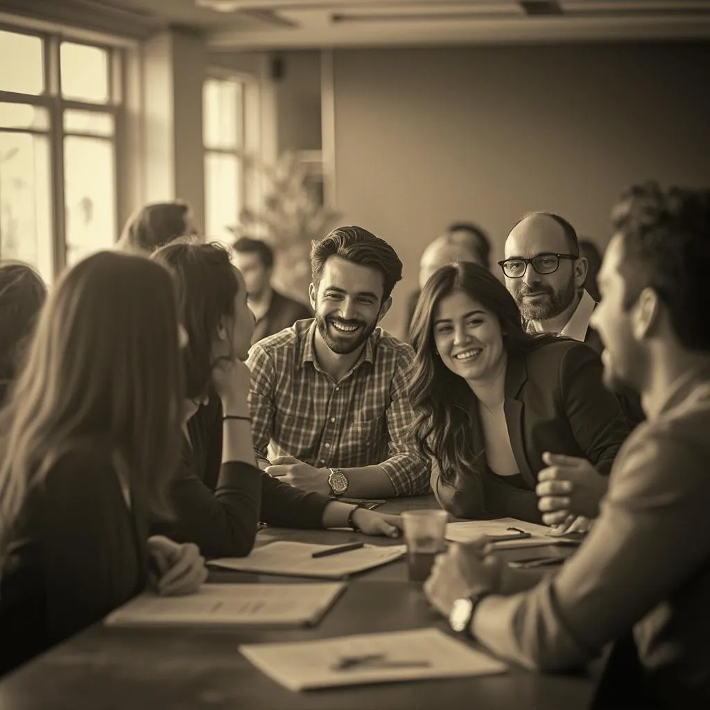 Moment clé de l'histoire de l'entreprise, équipe fondatrice